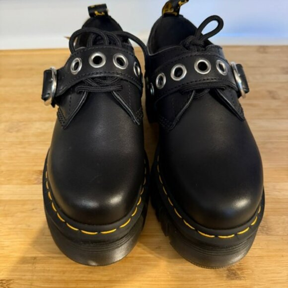 Audrick Hardware Leather Platform Oxford Shoes in Black - RARE - Picture 7 of 16